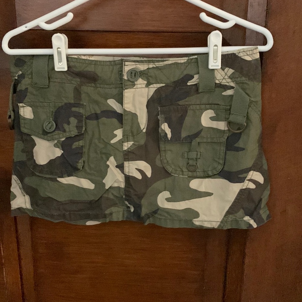 UB Jeans Skirt, Camo